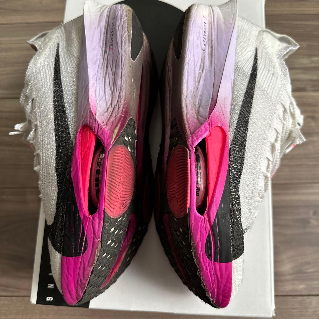 ２７.０アルファフライ3 中古 フルマラソン２回使用。