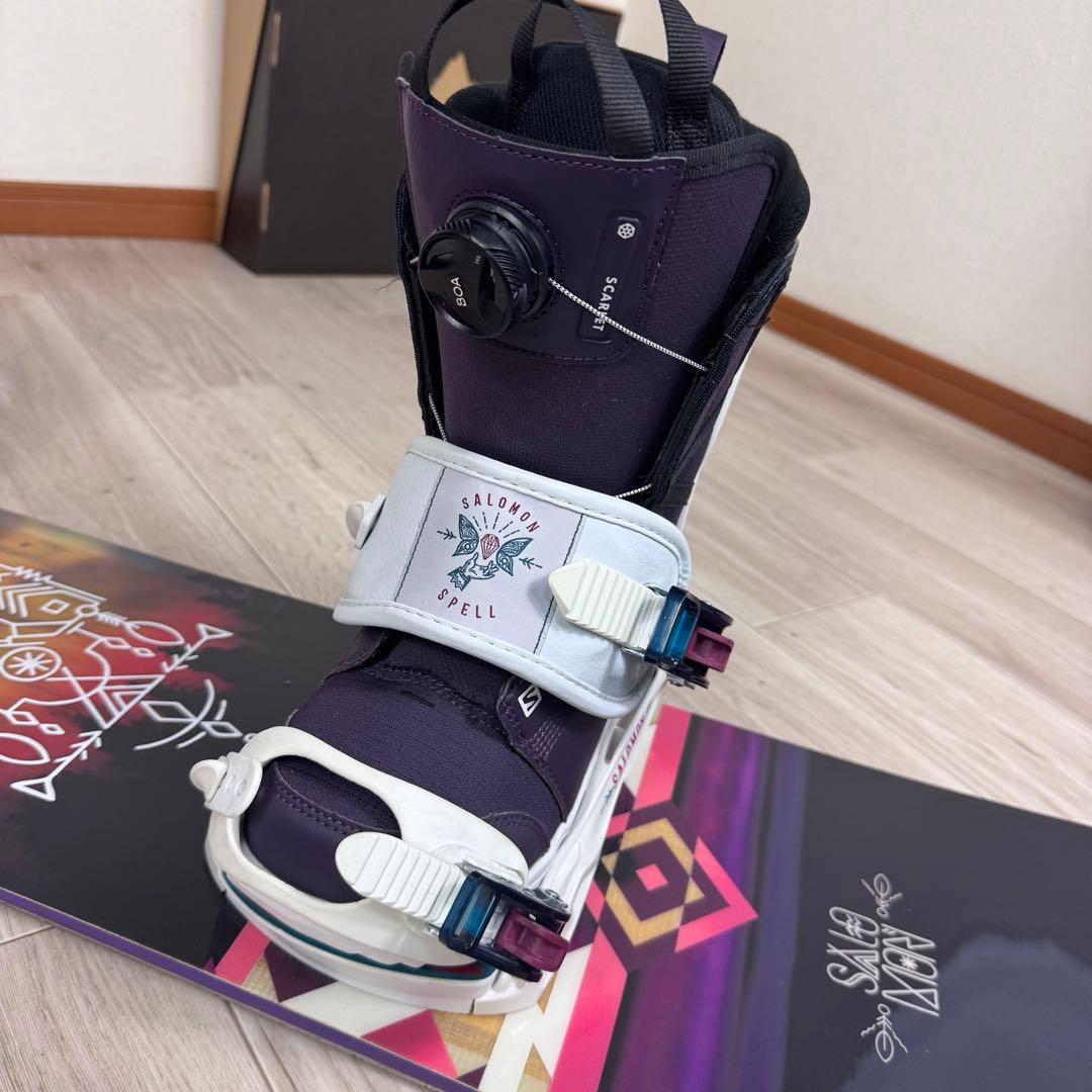 専用SALOMON レディーススノーボード 138cm ブーツ 23.5cm