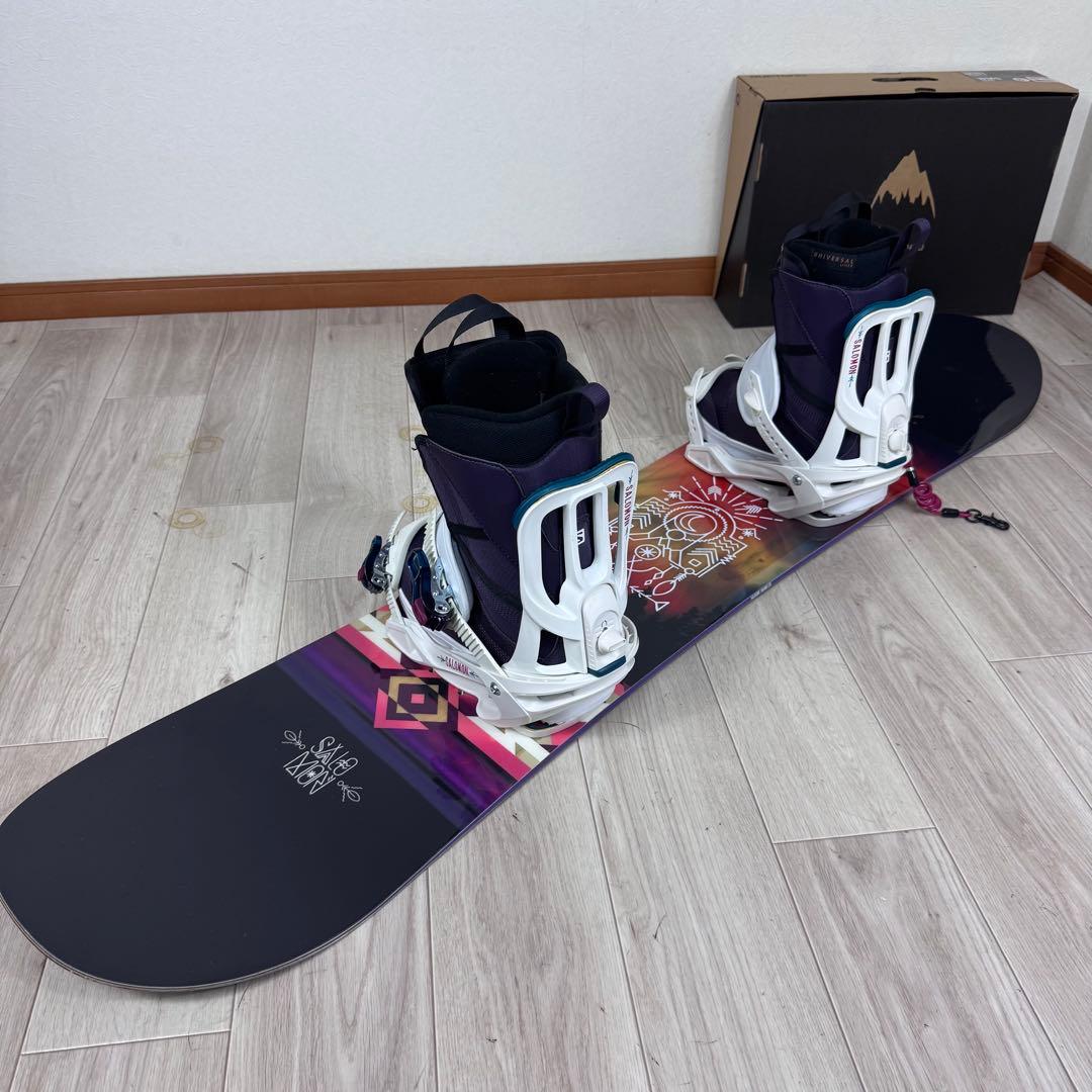 専用SALOMON レディーススノーボード 138cm ブーツ 23.5cm