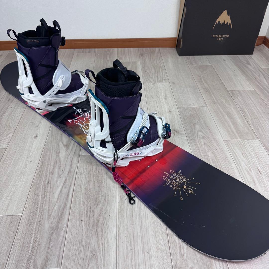 専用SALOMON レディーススノーボード 138cm ブーツ 23.5cm