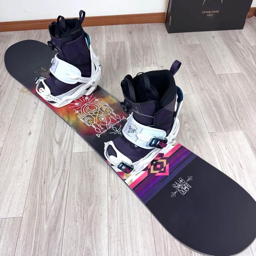 専用SALOMON レディーススノーボード 138cm ブーツ 23.5cm