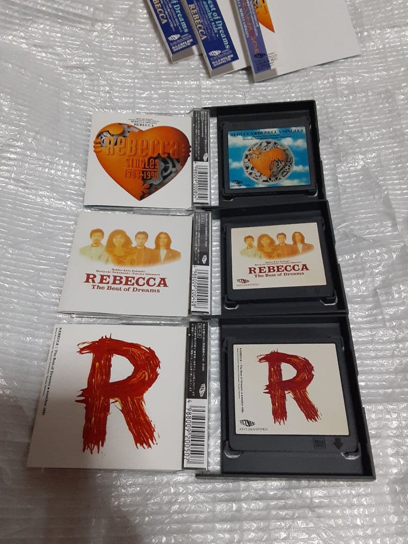 帯付き MD REBECCA SINGLES The Best 他 レベッカ