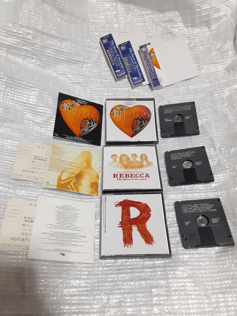 帯付き MD REBECCA SINGLES The Best 他 レベッカ