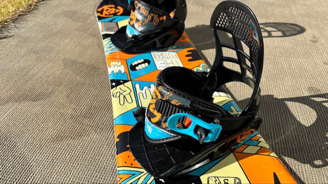 K2 スノーボード キッズ 子供用3点セット 板100cm ブーツ18.5cm