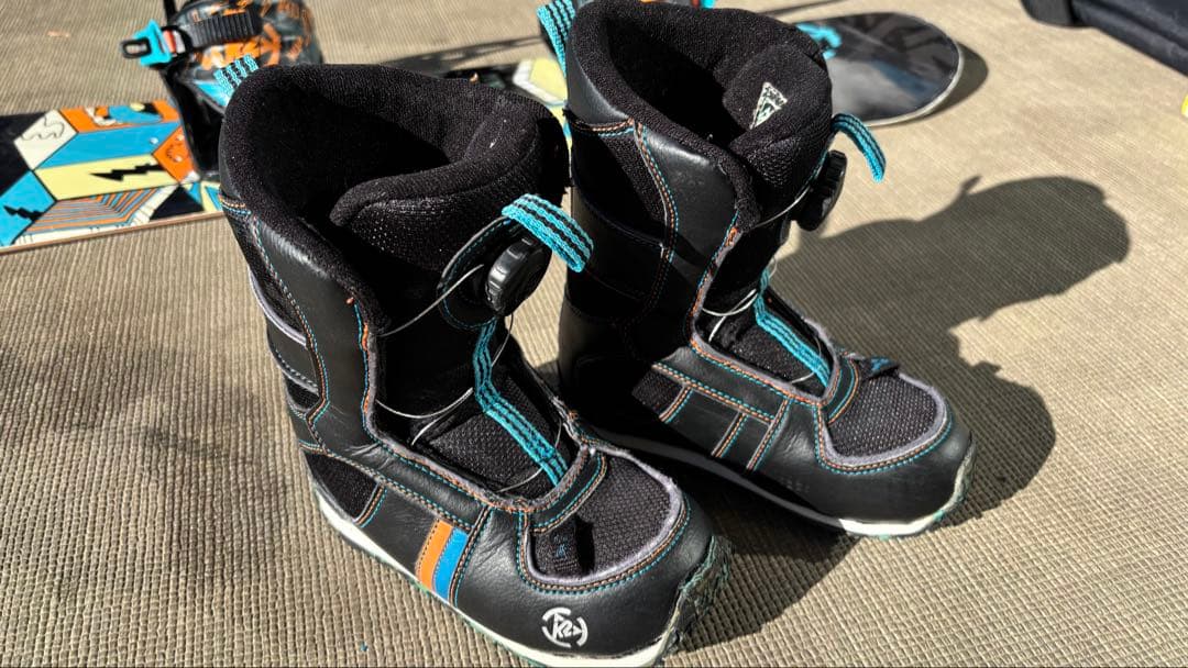 K2 スノーボード キッズ 子供用3点セット 板100cm ブーツ18.5cm