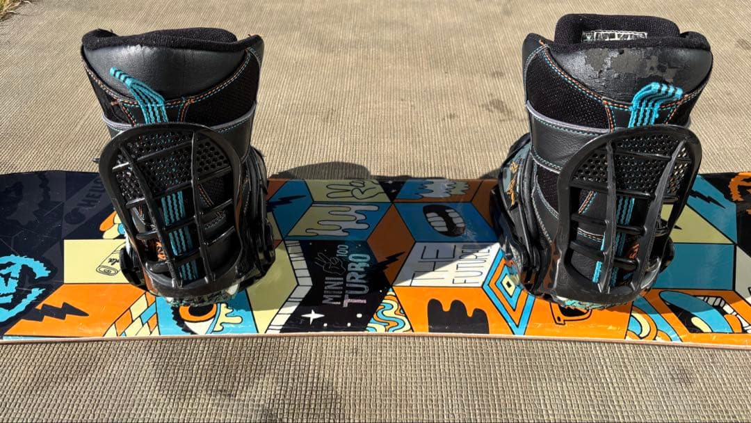 K2 スノーボード キッズ 子供用3点セット 板100cm ブーツ18.5cm