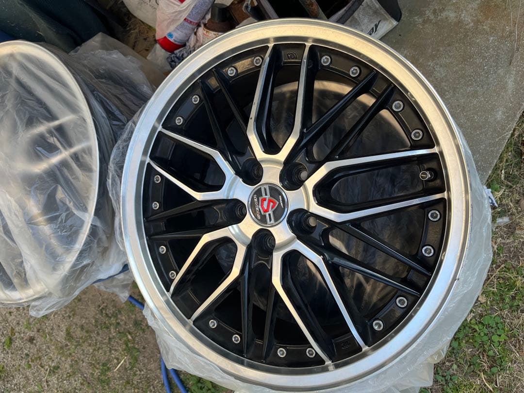 共豊　AME シュタイナー　LMX 18インチ　7.5J 4本セットホイールのみ