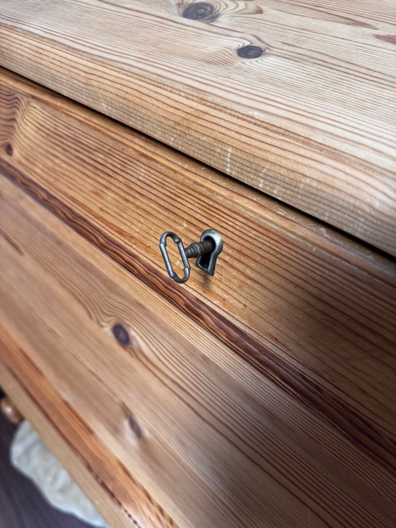 《値下げ交渉あり》アンティークデスク 鍵付き収納