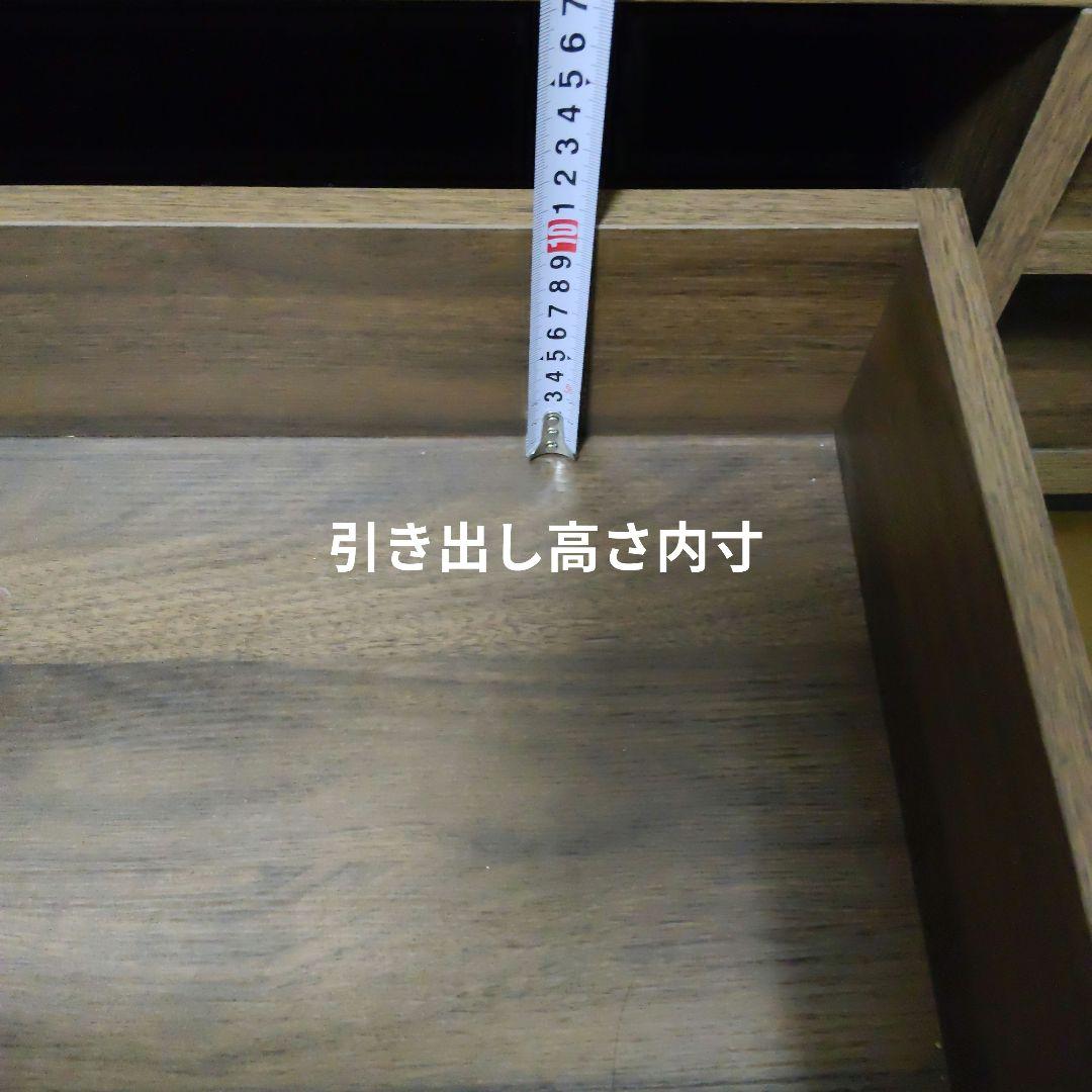 テレビボード150cm　50vサイズまで対応　ブラウン　テレビ台