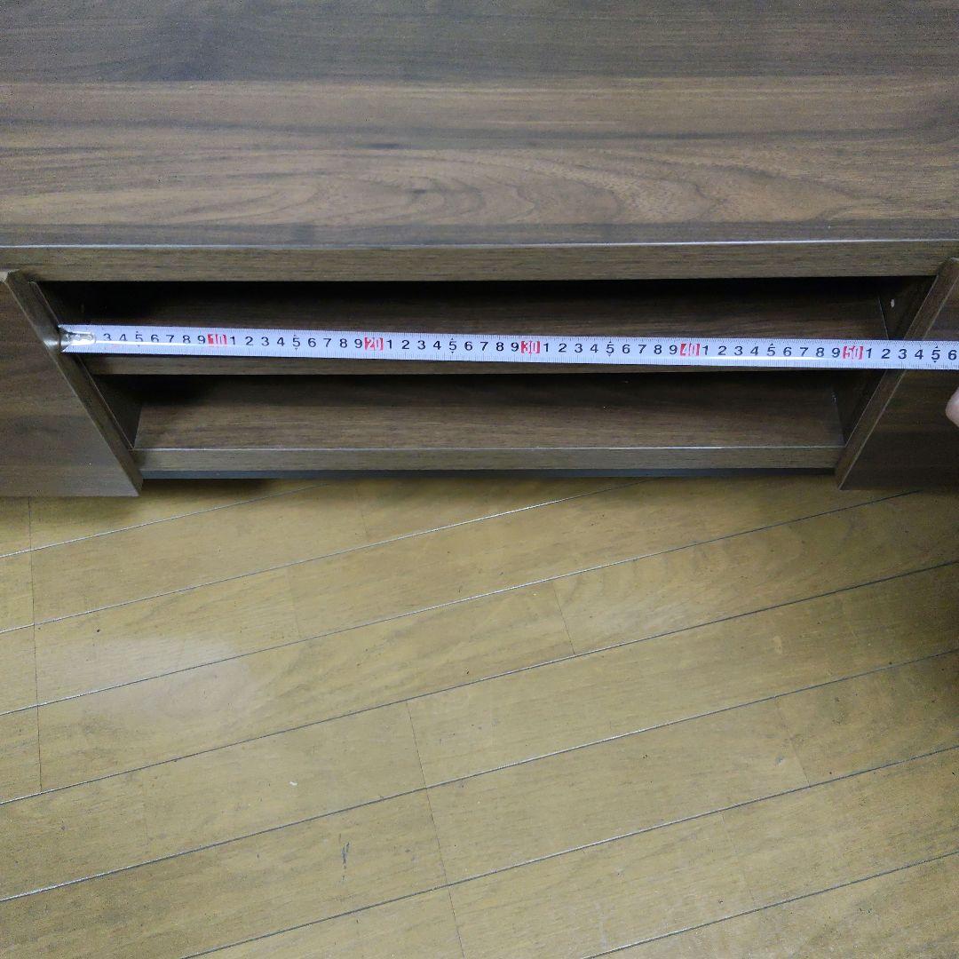 テレビボード150cm　50vサイズまで対応　ブラウン　テレビ台