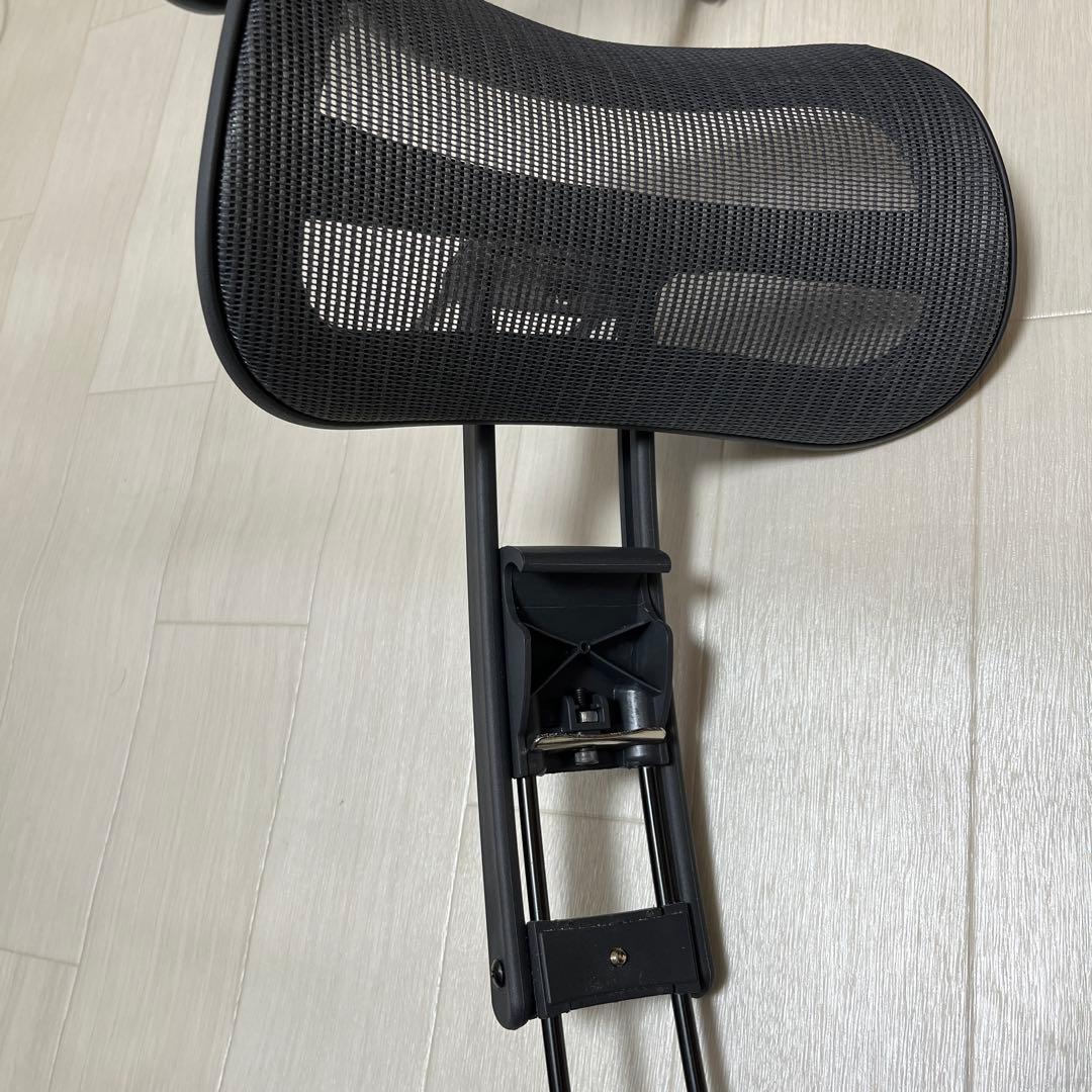 ハーマンミラー　アーロンチェア用　ヘッドレスト　グラファイト