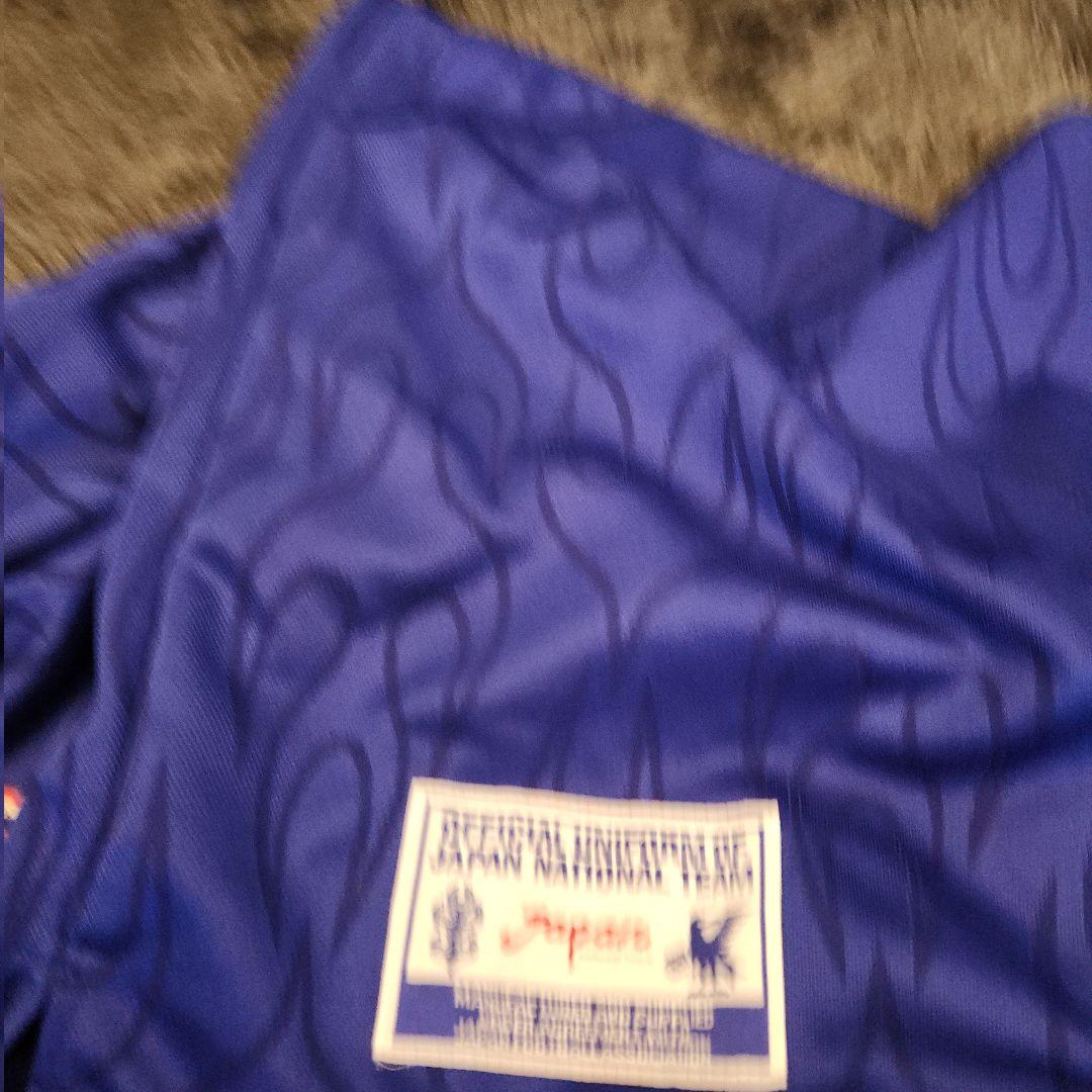 asics 日本代表 サッカーシャツ　フランスW杯　日本代表初出場時ユニフォーム