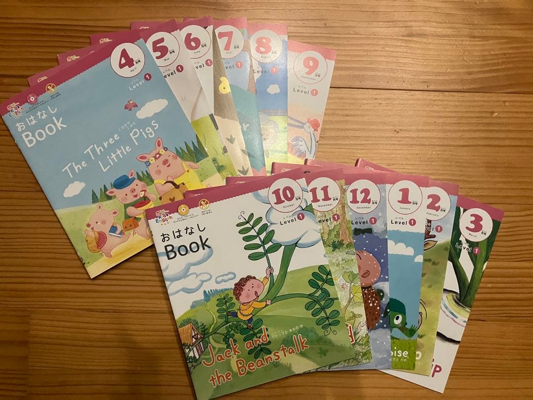 ポピーキッズEnglish レベル1 教材セット（ポピペン付き）