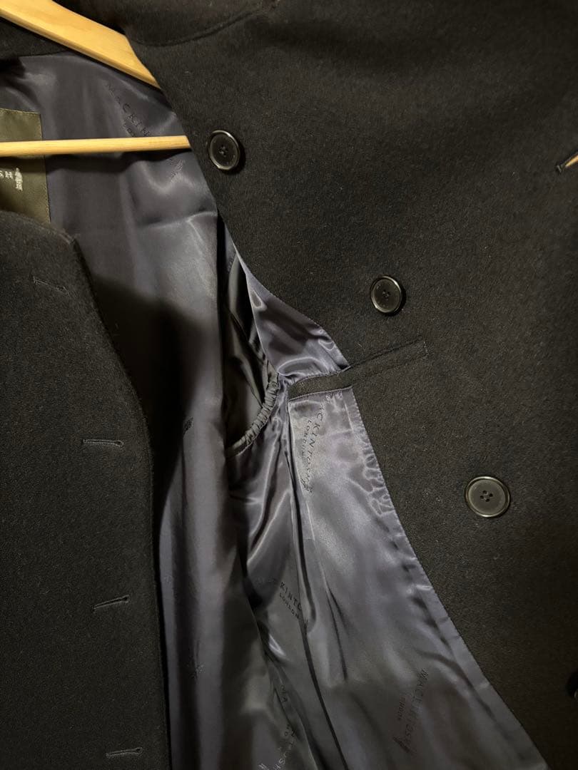 d*e様 Macintosh ピーコート ブラックネイビー