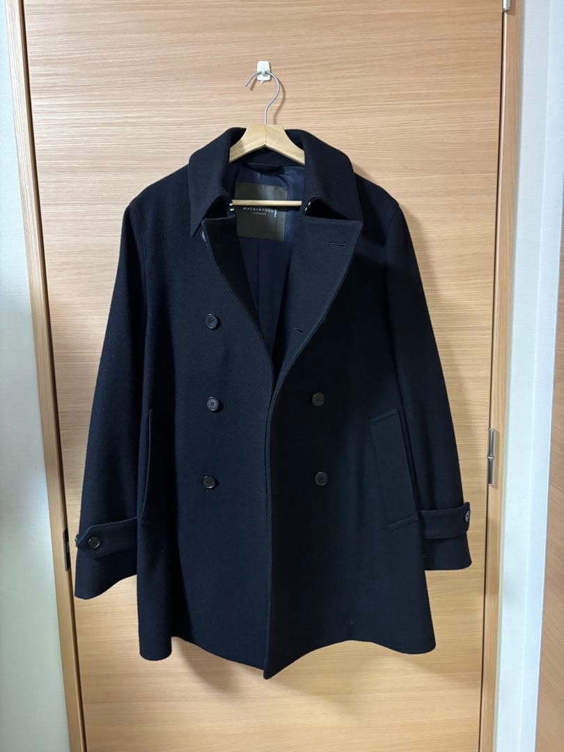 d*e様 Macintosh ピーコート ブラックネイビー