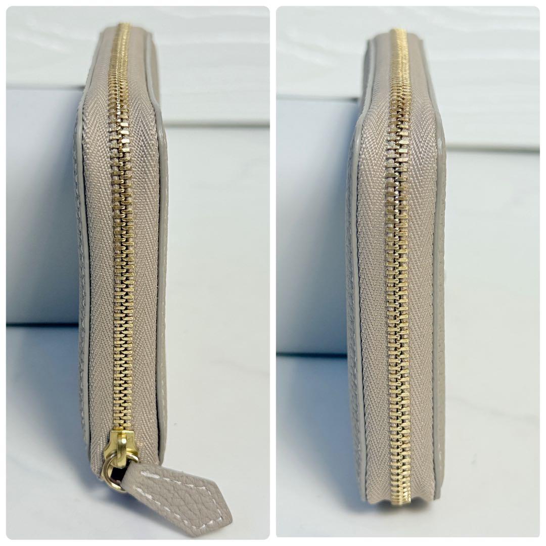 未使用級 BONAVENTURA ボナベンチュラ ラウンドジップ 二つ折り財布