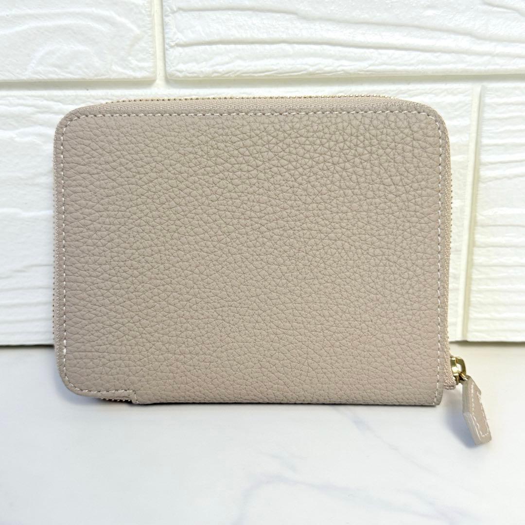 未使用級 BONAVENTURA ボナベンチュラ ラウンドジップ 二つ折り財布