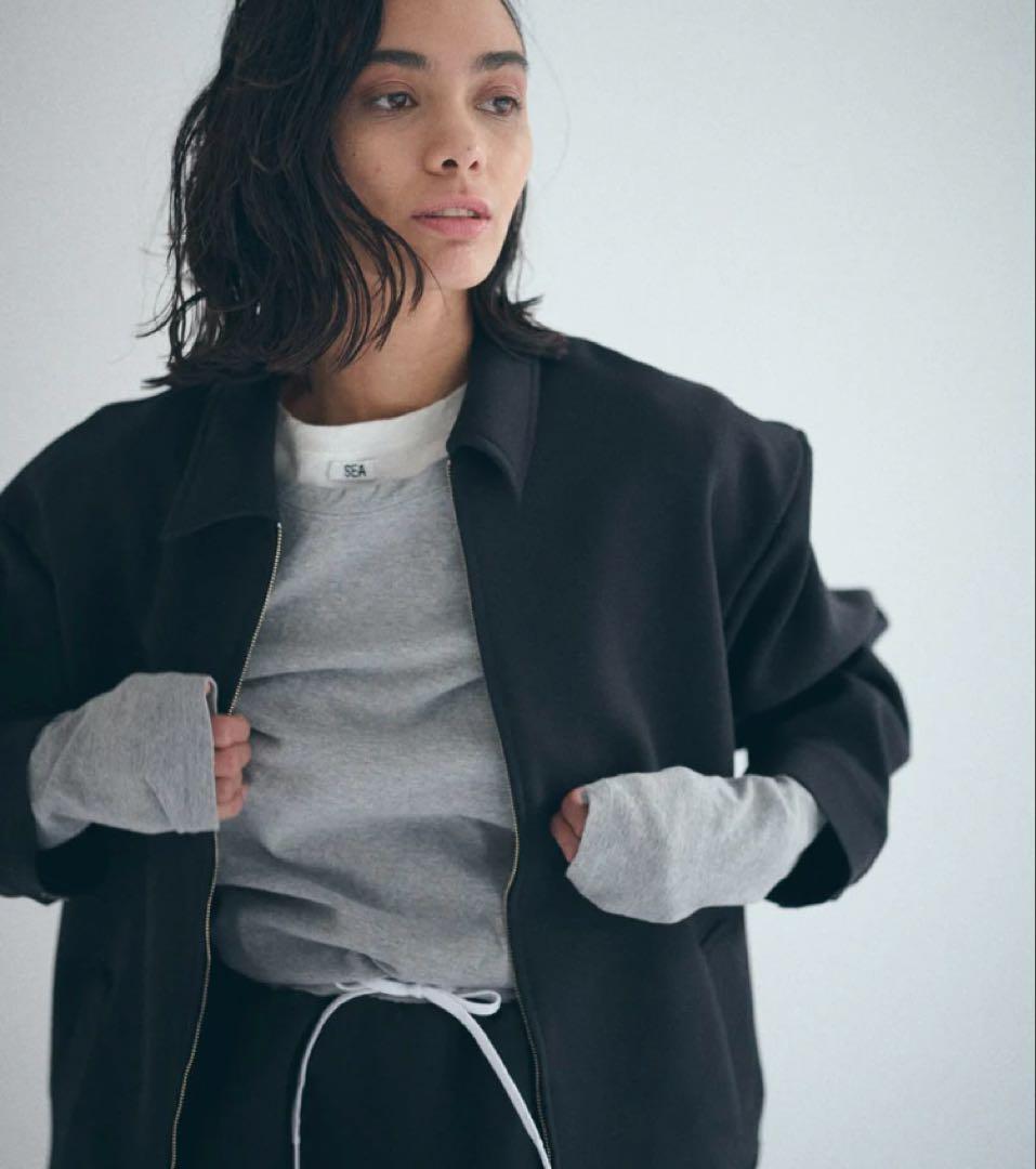 SEA グレー ヴィンテージコットン L/S TEE ロンT シー rie