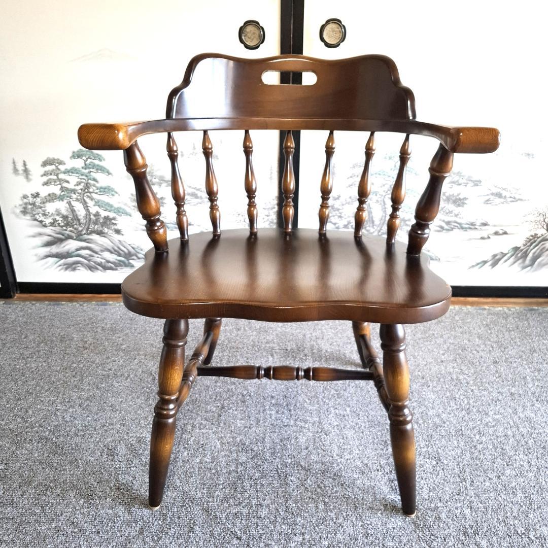 ③★飛騨産業★キツツキマーク★ウィンザーチェア★ダイニングチェア★