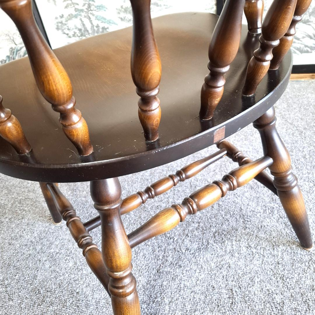 ③★飛騨産業★キツツキマーク★ウィンザーチェア★ダイニングチェア★