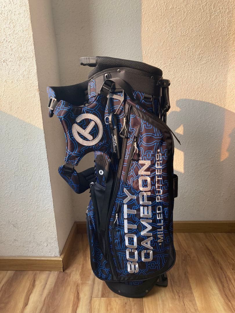 SCOTTY CAMERON キャディバッグ 青黒 ゴルフスタンドバッグ