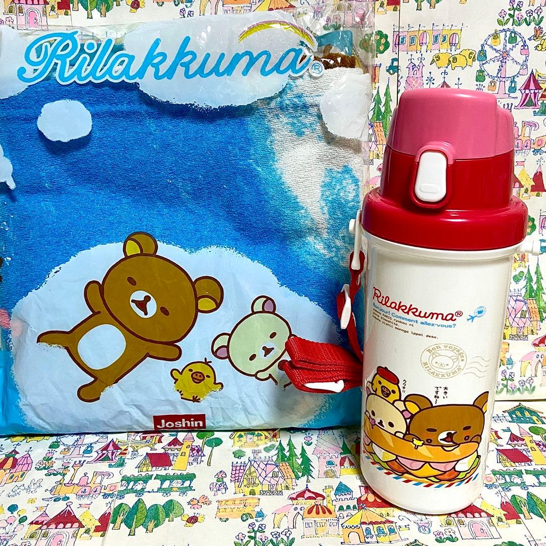 リラックマ まとめ売り マリンルックセーラーぬいぐるみXL ボンジュール食器他