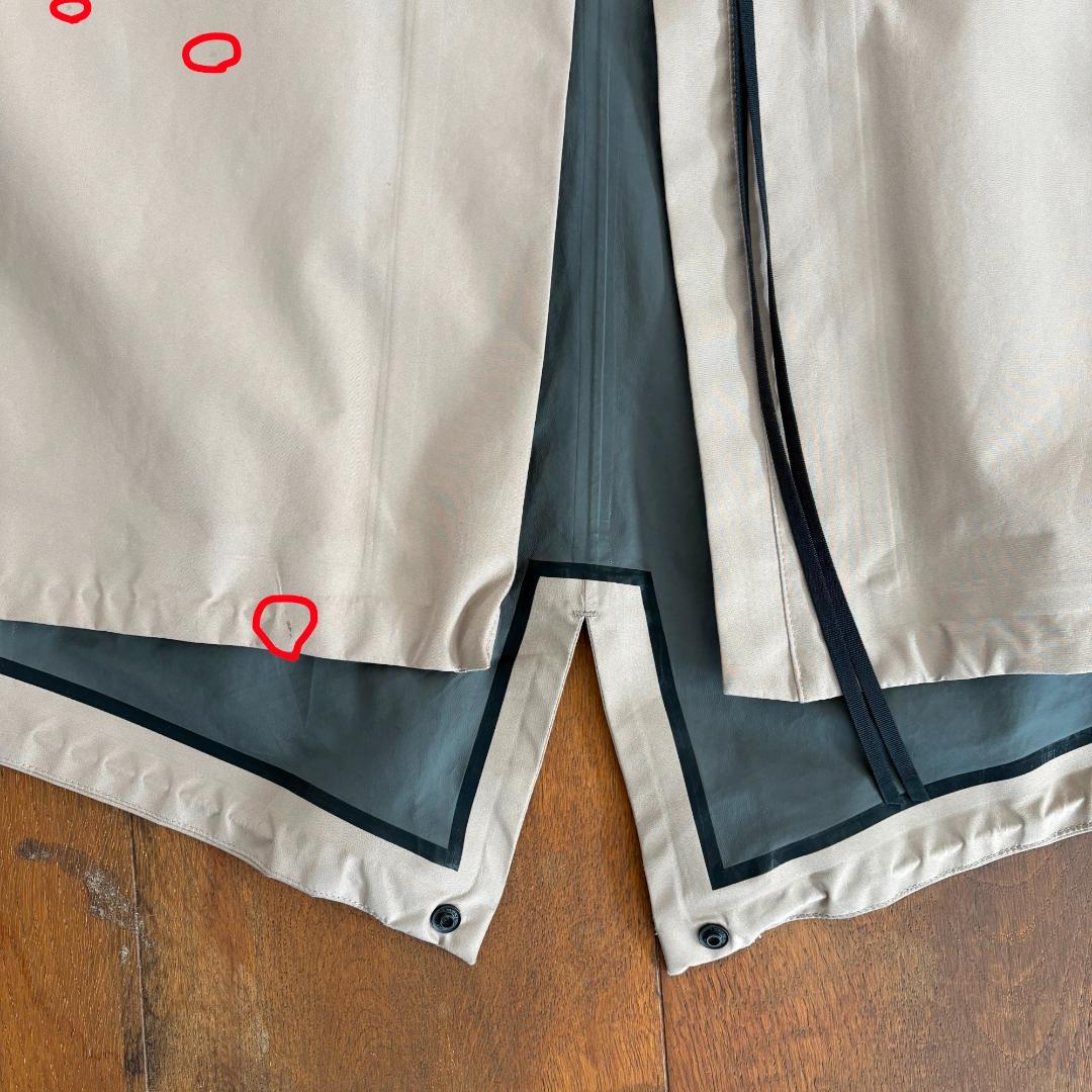 HYKE × THE NORTH FACE GTX MILITARY COAT