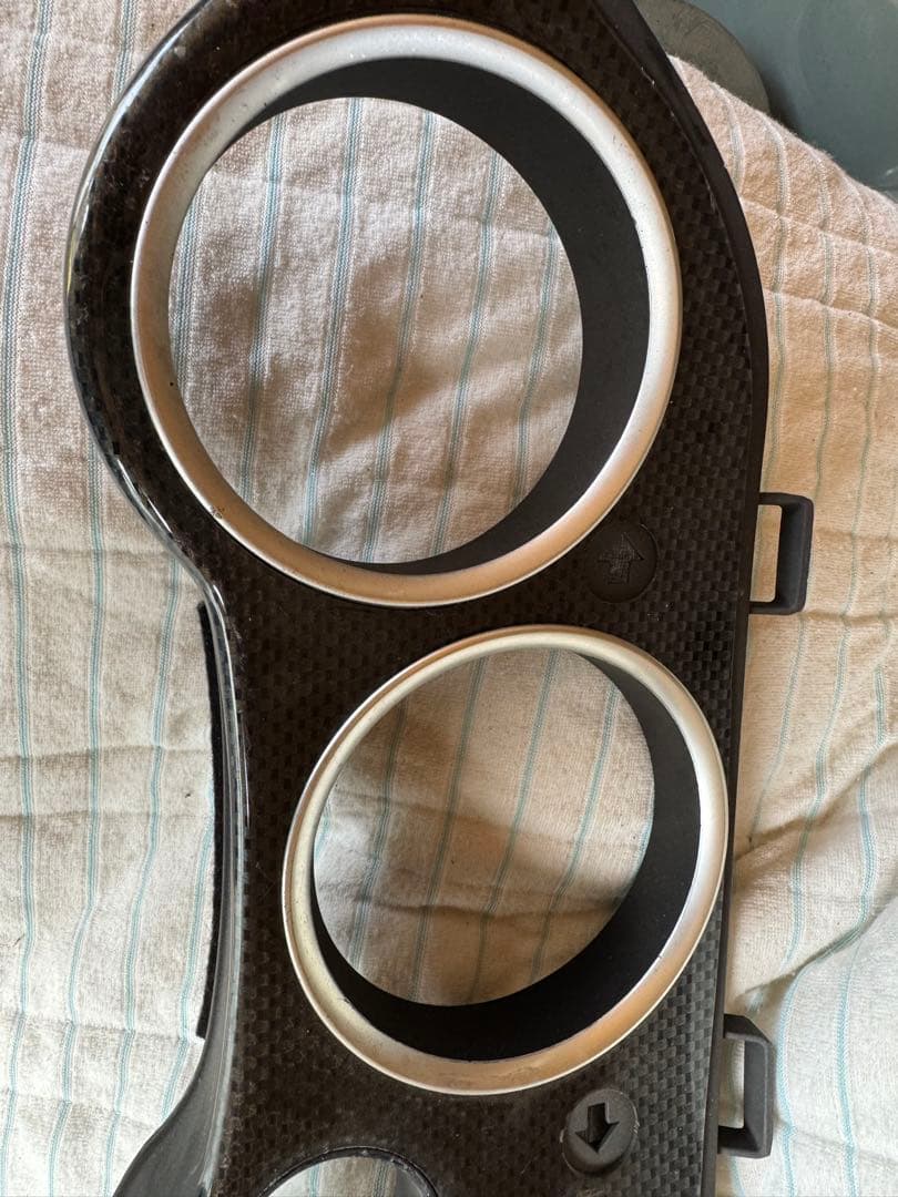 JZA80スープラ　後期　純正メーターパネル　純正カーボン調パネル付