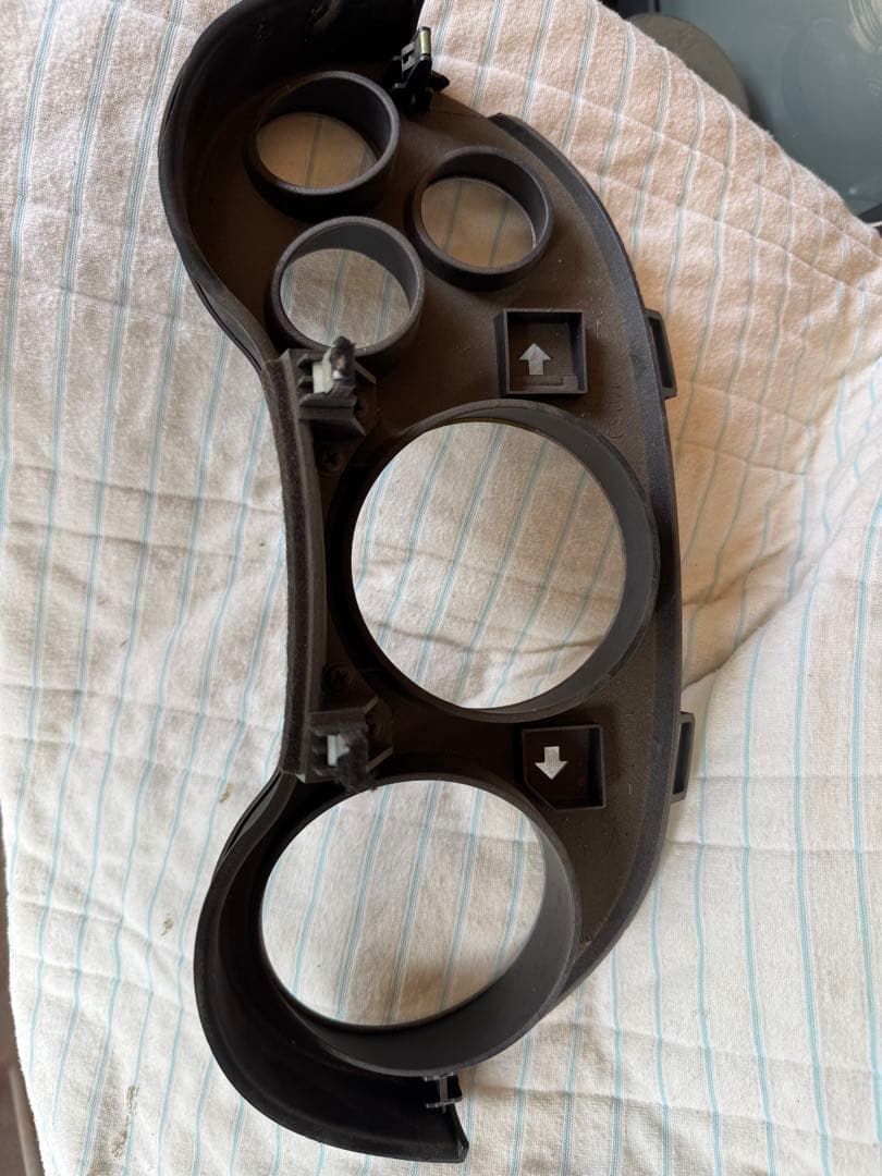 JZA80スープラ　後期　純正メーターパネル　純正カーボン調パネル付