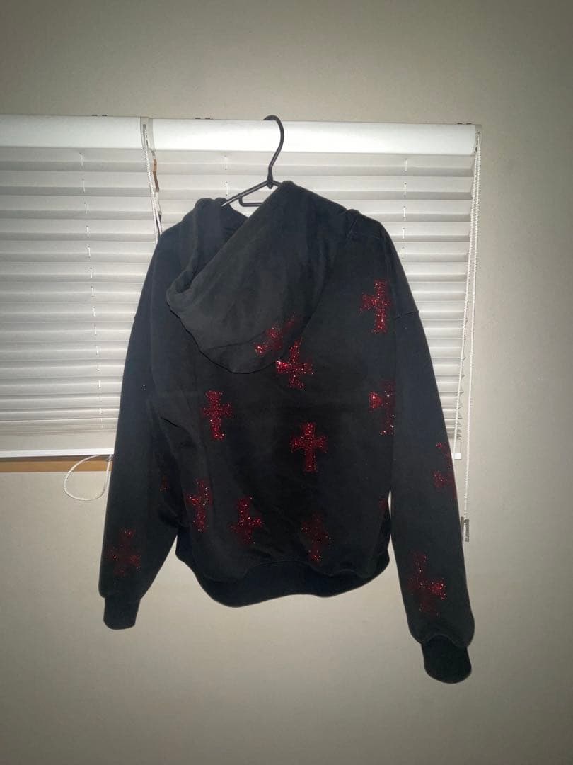 unknown ジップパーカー 十字架 y2k