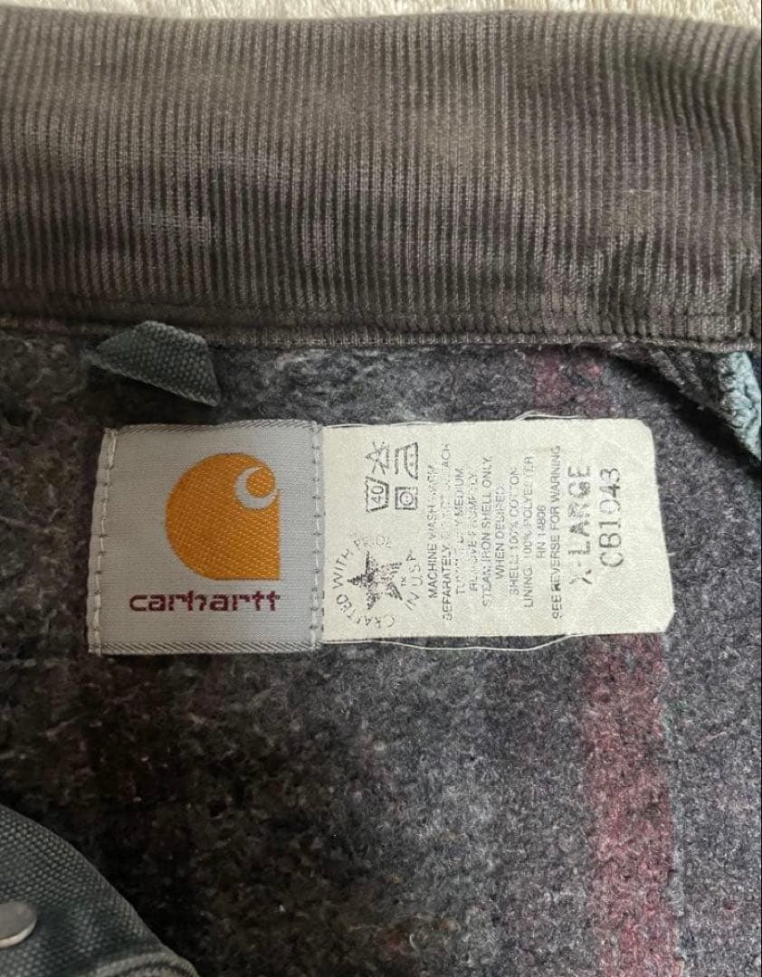ハ*ト様 90s Carhartt チョアコート レアカラー USA製 モスグリ