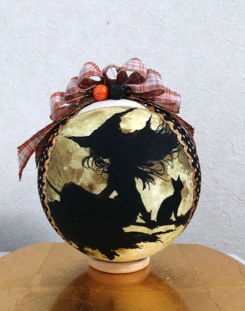 はな 手毬 手鞠 てまり 刺繍 ハロウィン２点 刺繍クリスマス１点