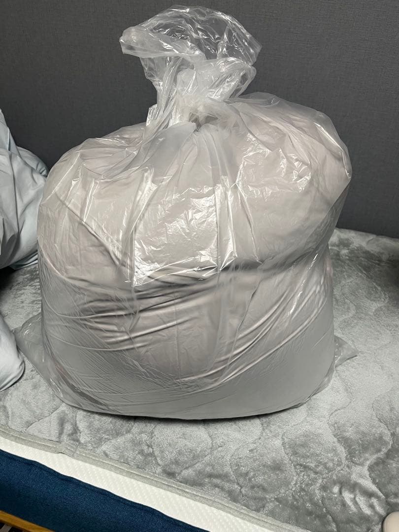 MOGU(モグ) 枕 ミストグレー 雲にのる夢枕 本体・カバーセット