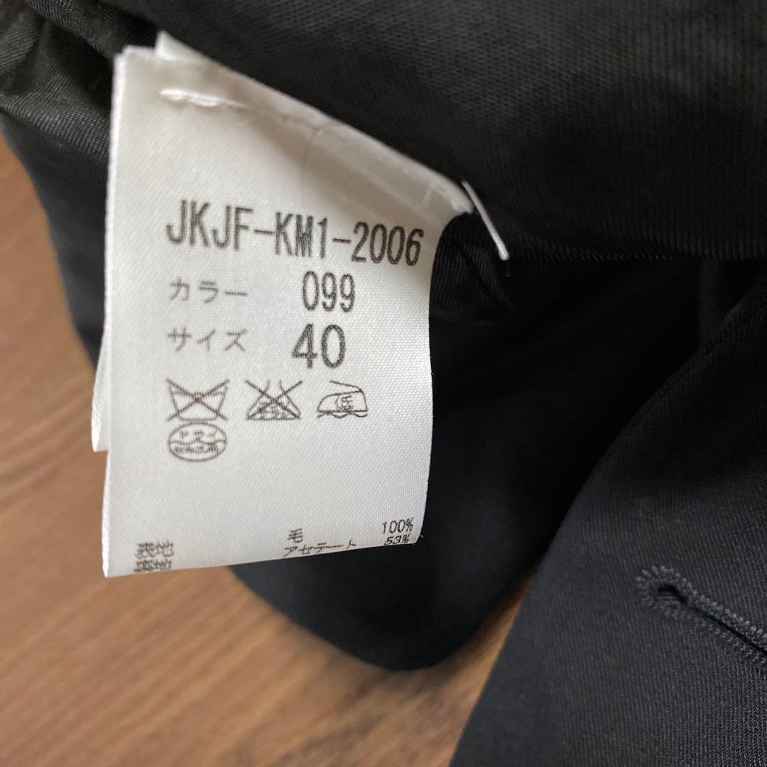 GAULTIER ブラック テーラードジャケット 52