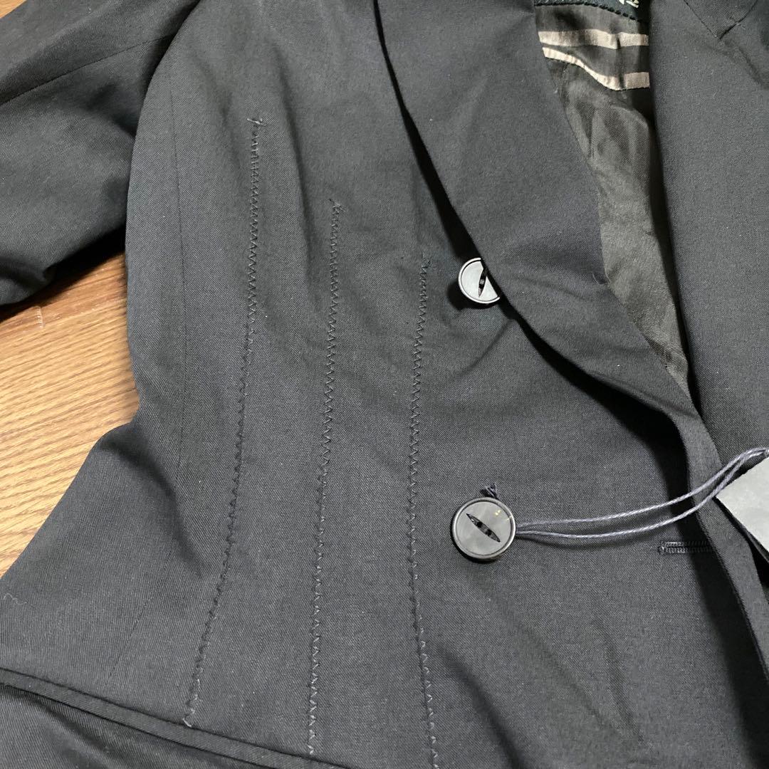 GAULTIER ブラック テーラードジャケット 52