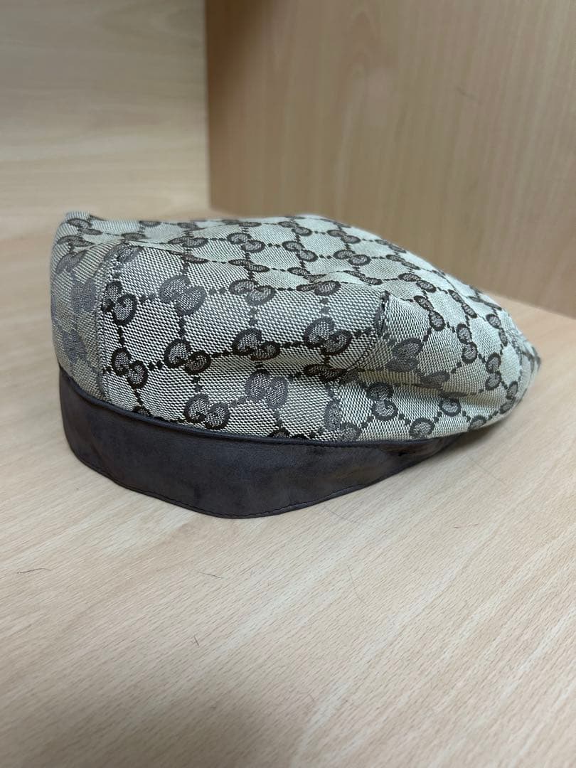 GUCCI グッチ　ハンチング　GG柄　美品