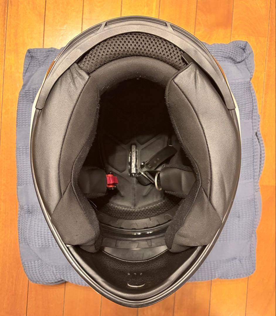 Kabuto Shuma NOVA パールホワイトブラック ブルーミラーシールド