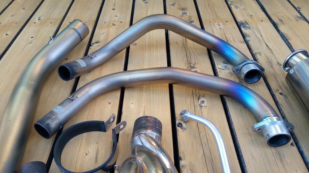 XJR1300用マフラー　Nojima FASARM チタン