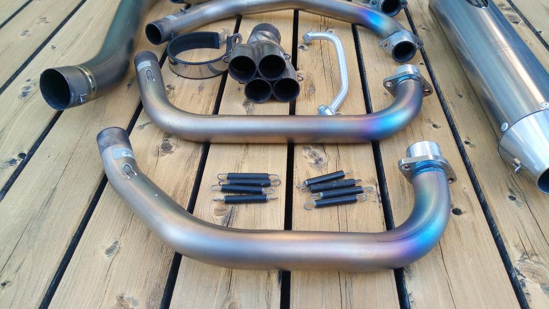 XJR1300用マフラー　Nojima FASARM チタン