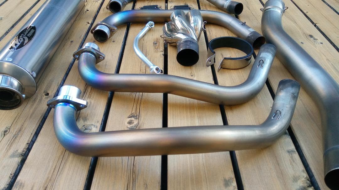 XJR1300用マフラー　Nojima FASARM チタン