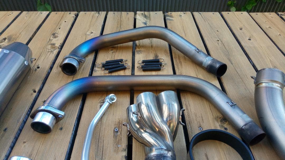 XJR1300用マフラー　Nojima FASARM チタン