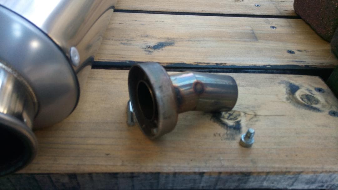 XJR1300用マフラー　Nojima FASARM チタン