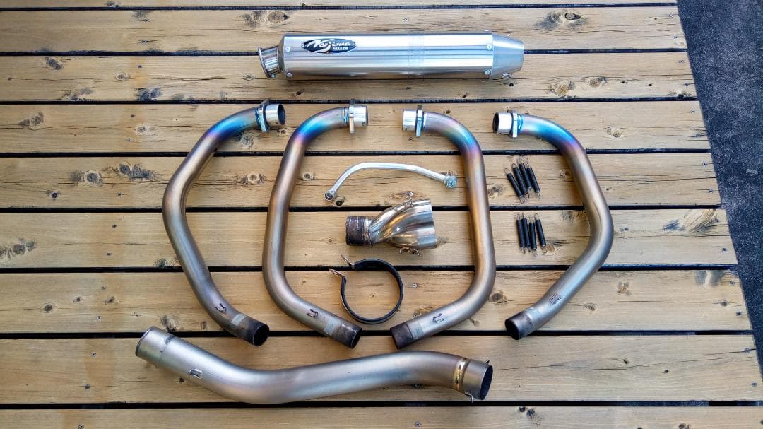 XJR1300用マフラー　Nojima FASARM チタン