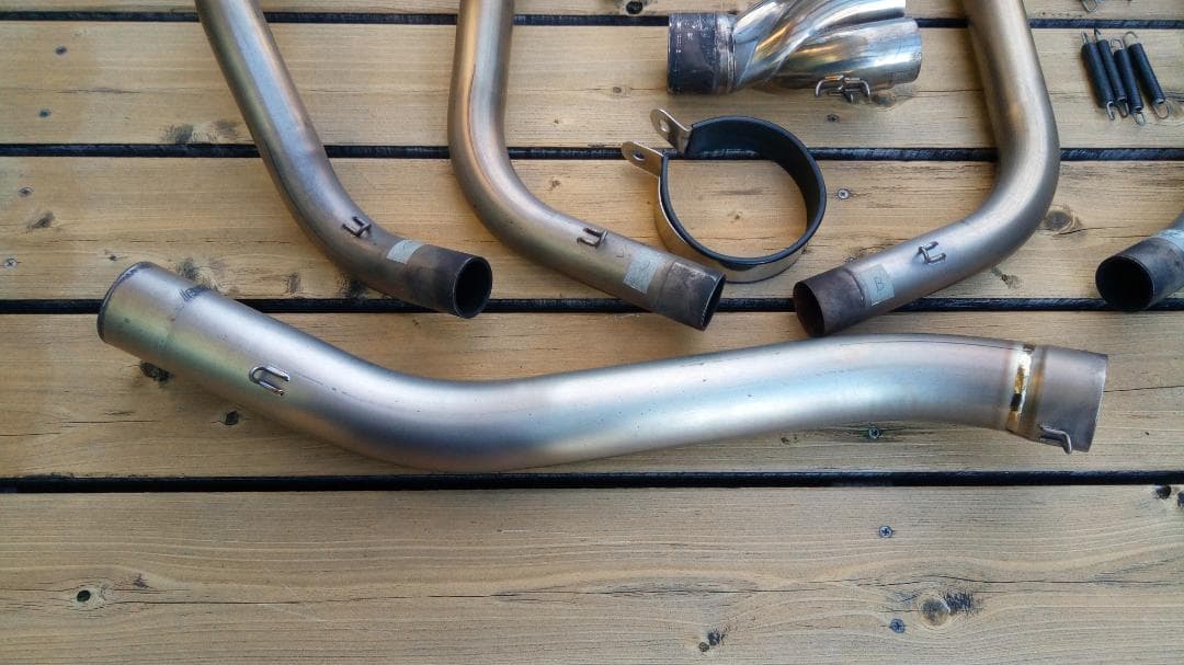 XJR1300用マフラー　Nojima FASARM チタン