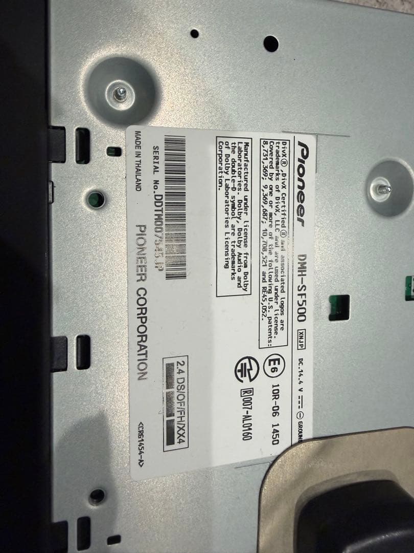 carrozzeria 9インチ ディスプレイオーディオ DMH-SF500