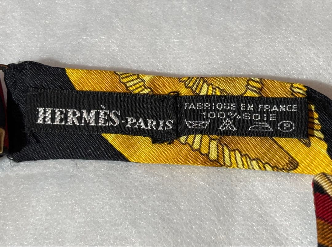 美品❗️HERMES エルメス、ヌーパピヨンシルク蝶ネクタイ