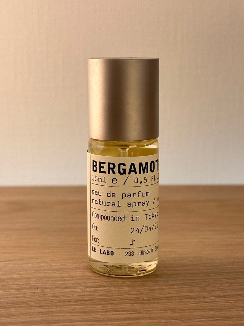 LE LABO ベルガモットBERGAMOT 15ml 香水