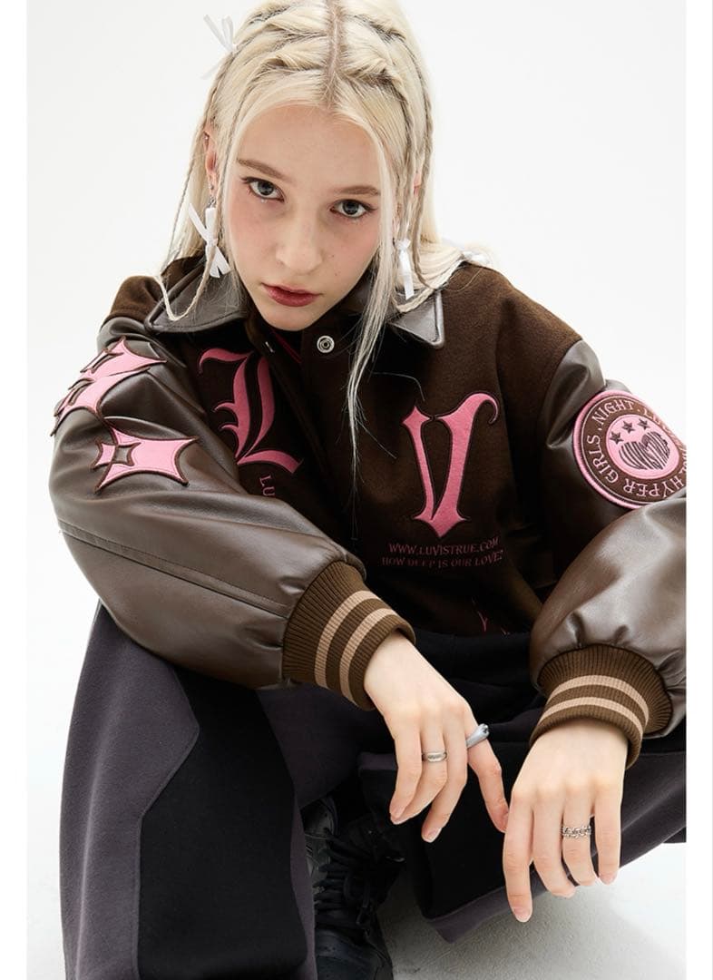 10月限定価格 LUV IS TRUE STADIUM JACKET スタジャン