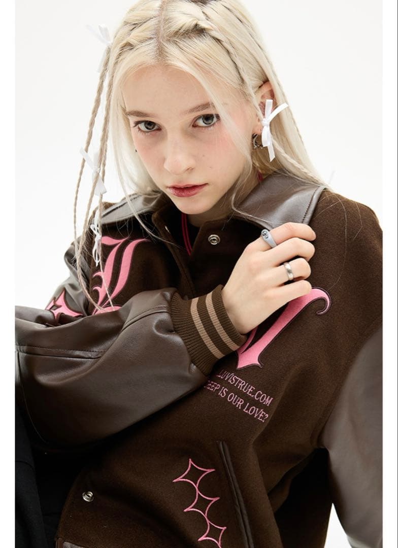 10月限定価格 LUV IS TRUE STADIUM JACKET スタジャン