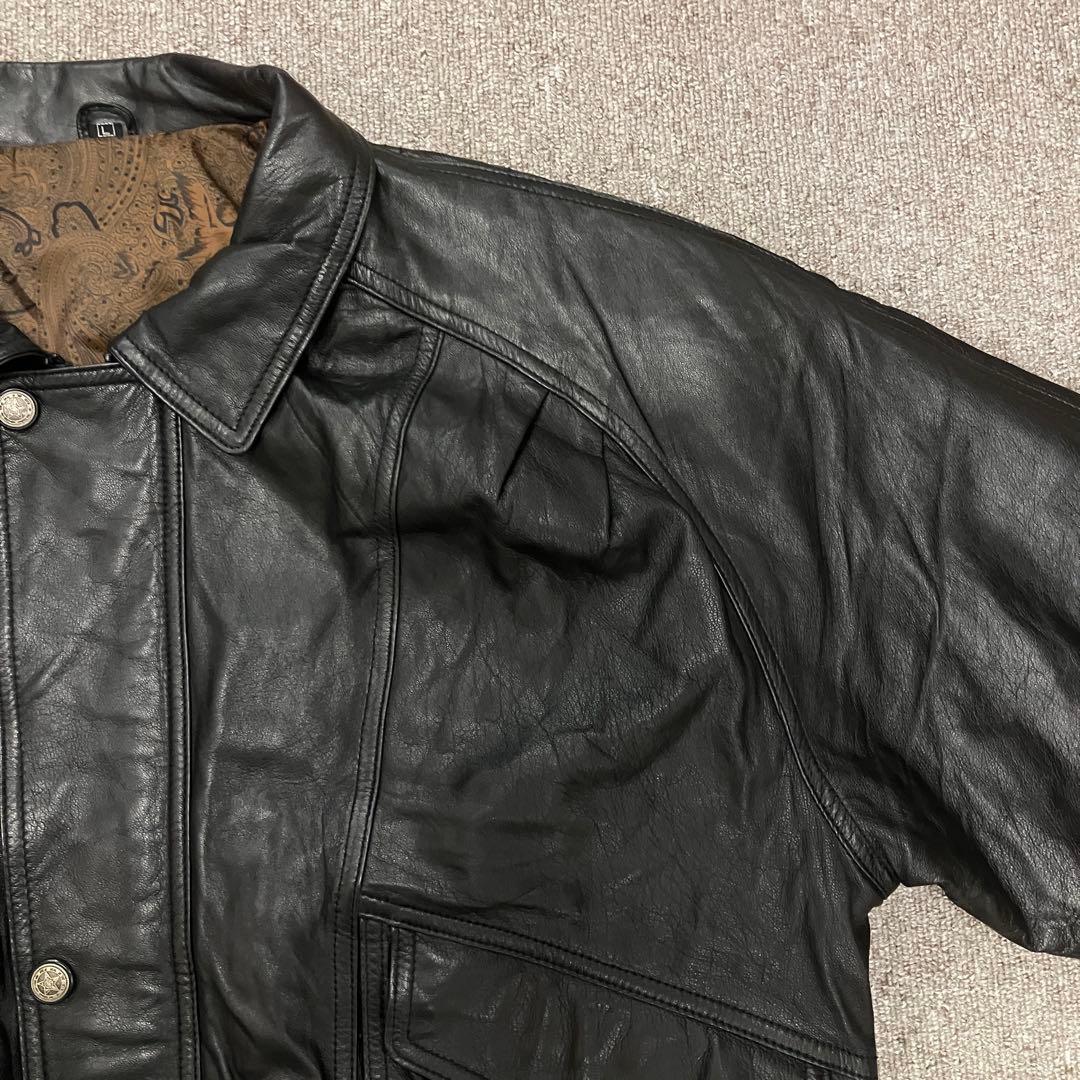 ジャケット・アウター A2 flight jacket Italy leather short